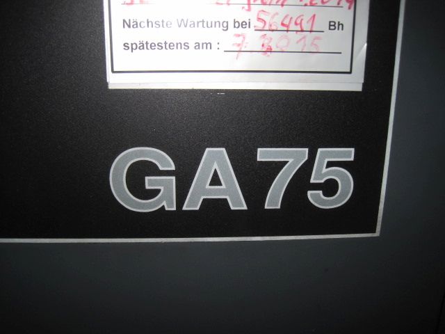 Atlas Copco GA 75 Schraubenkompressor Kompressor 10 bar - 691 m³Std