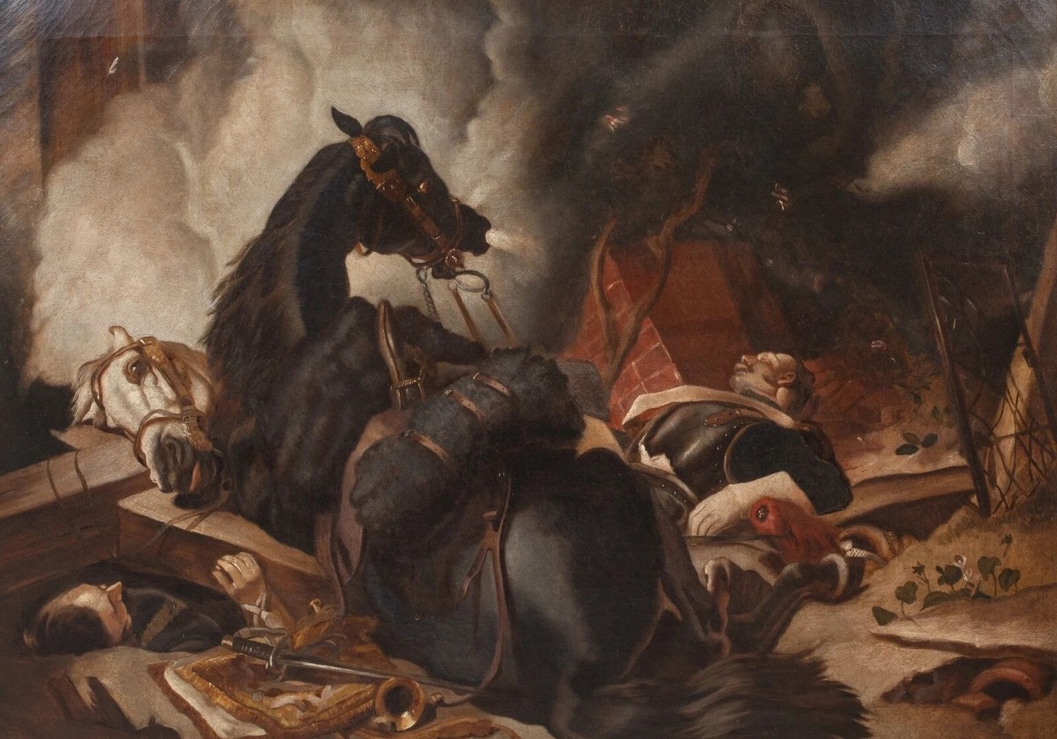 Napoleonisches Kürassier Pferd Sir Edwin Henry Landseer