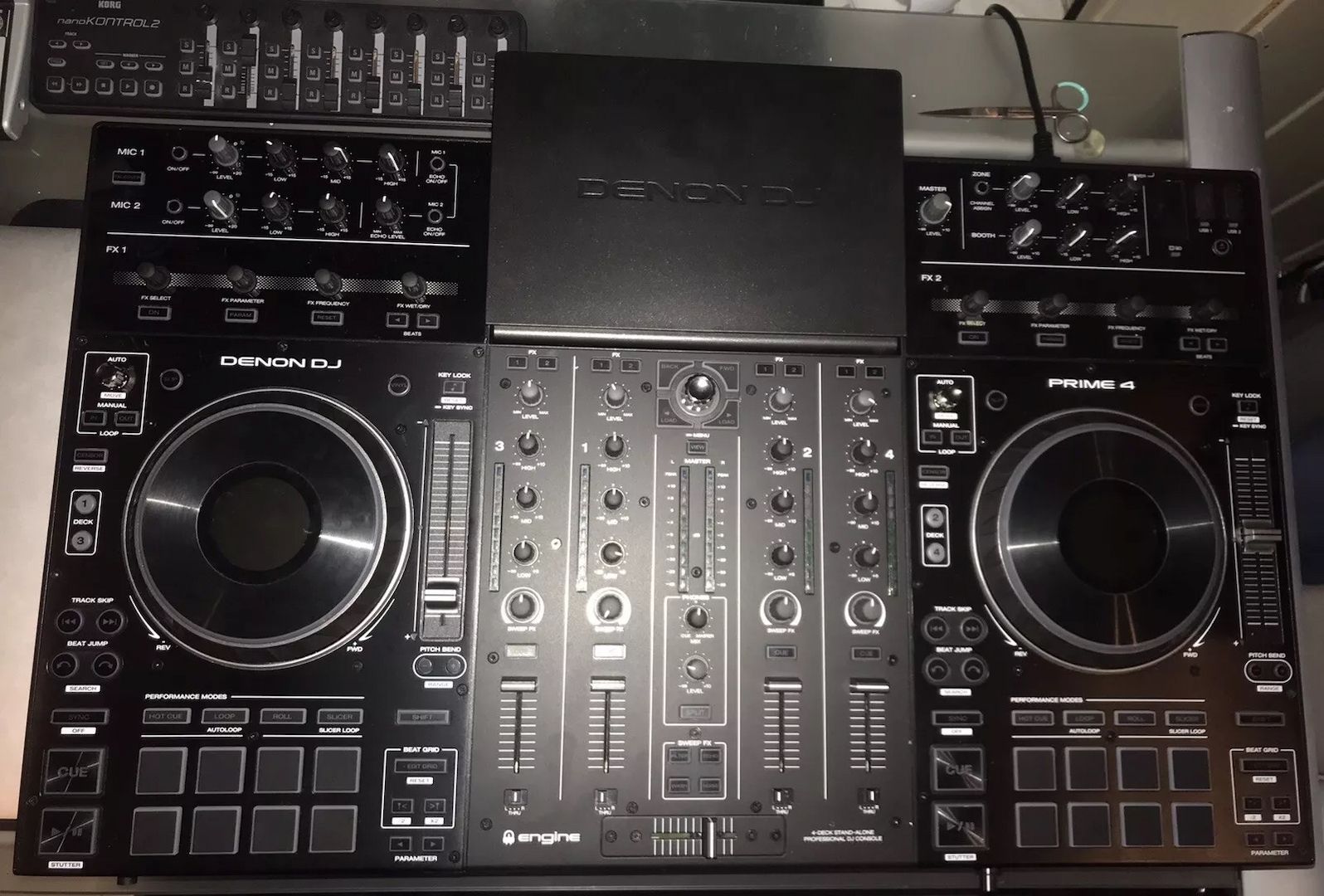 Denon Prime 4 + Magma Case + Decksaver + 2TB SSD + OVP