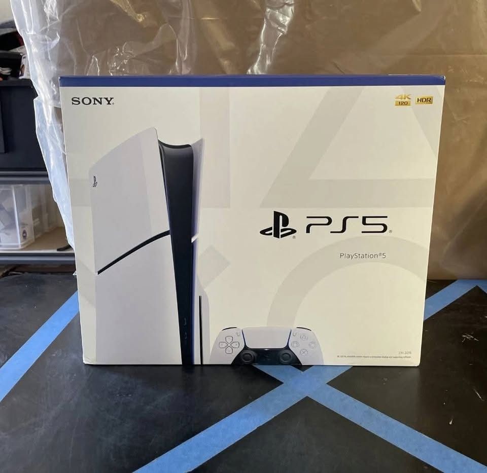 Sony Playstation 5 Slim Disc Edition Console 1TB Wit PS5 CFI-2025