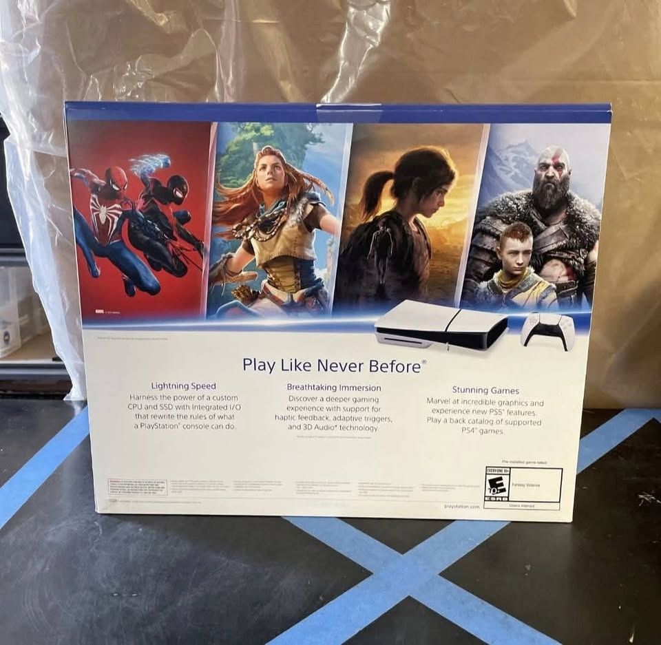 Sony Playstation 5 Slim Disc Edition Console 1TB Wit PS5 CFI-2025