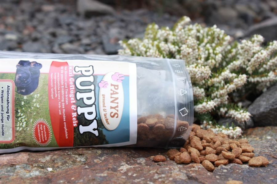 Panys glückliches Haustier Puppy Maxi Geflügel & Reis