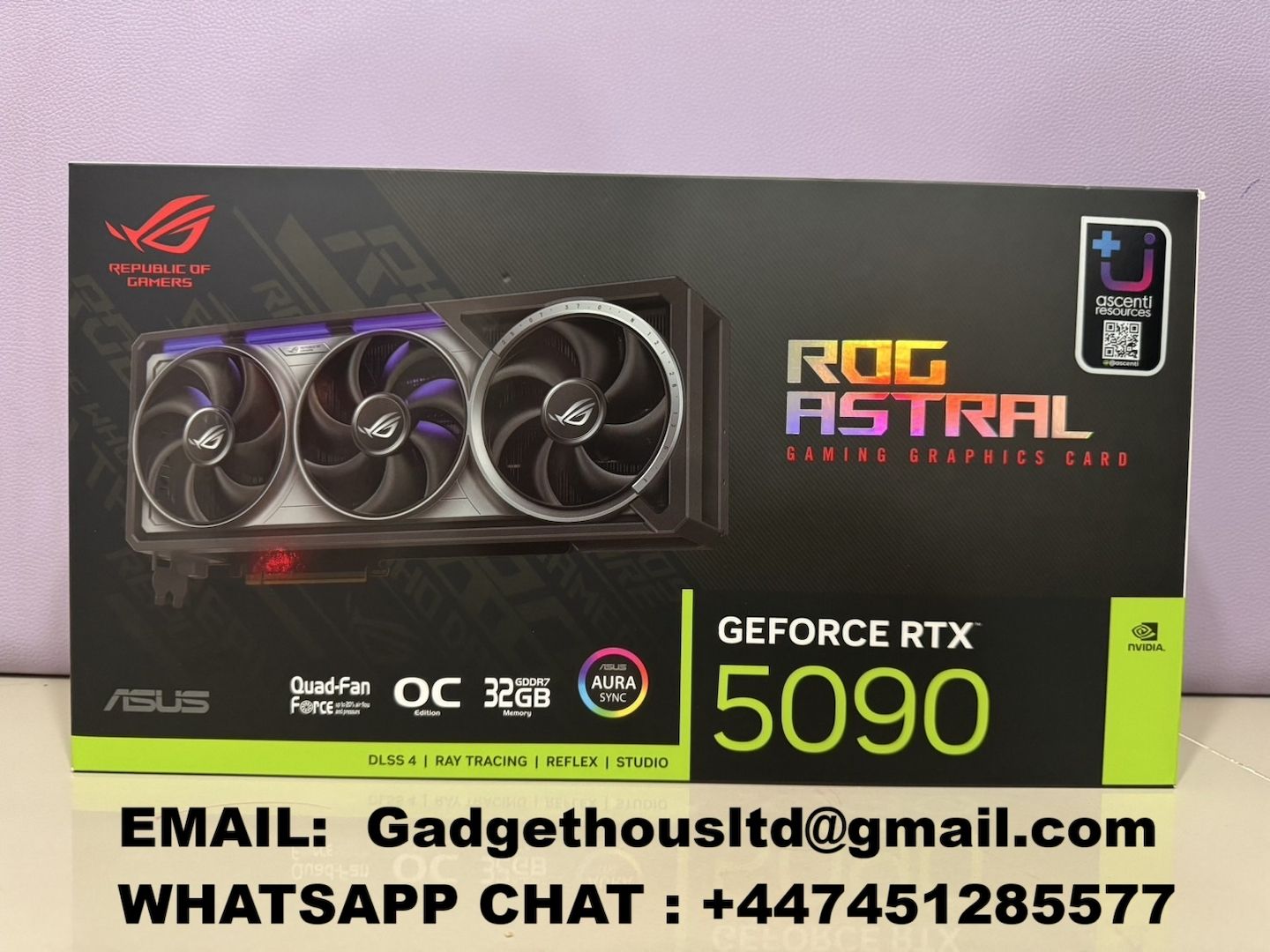 GeForce RTX 5090, RTX 5080, RTX 5070 Ti, RTX 5070, RTX 4090, RTX 4080 Super,  RTX 4080, RTX 4070 Ti