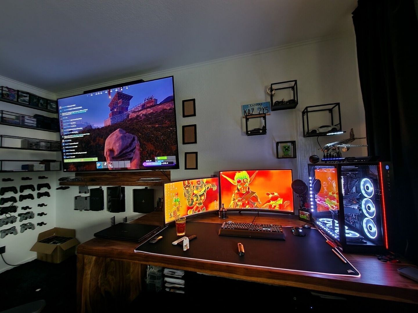 Pc Mit 2 Monitore  Highend Gaming