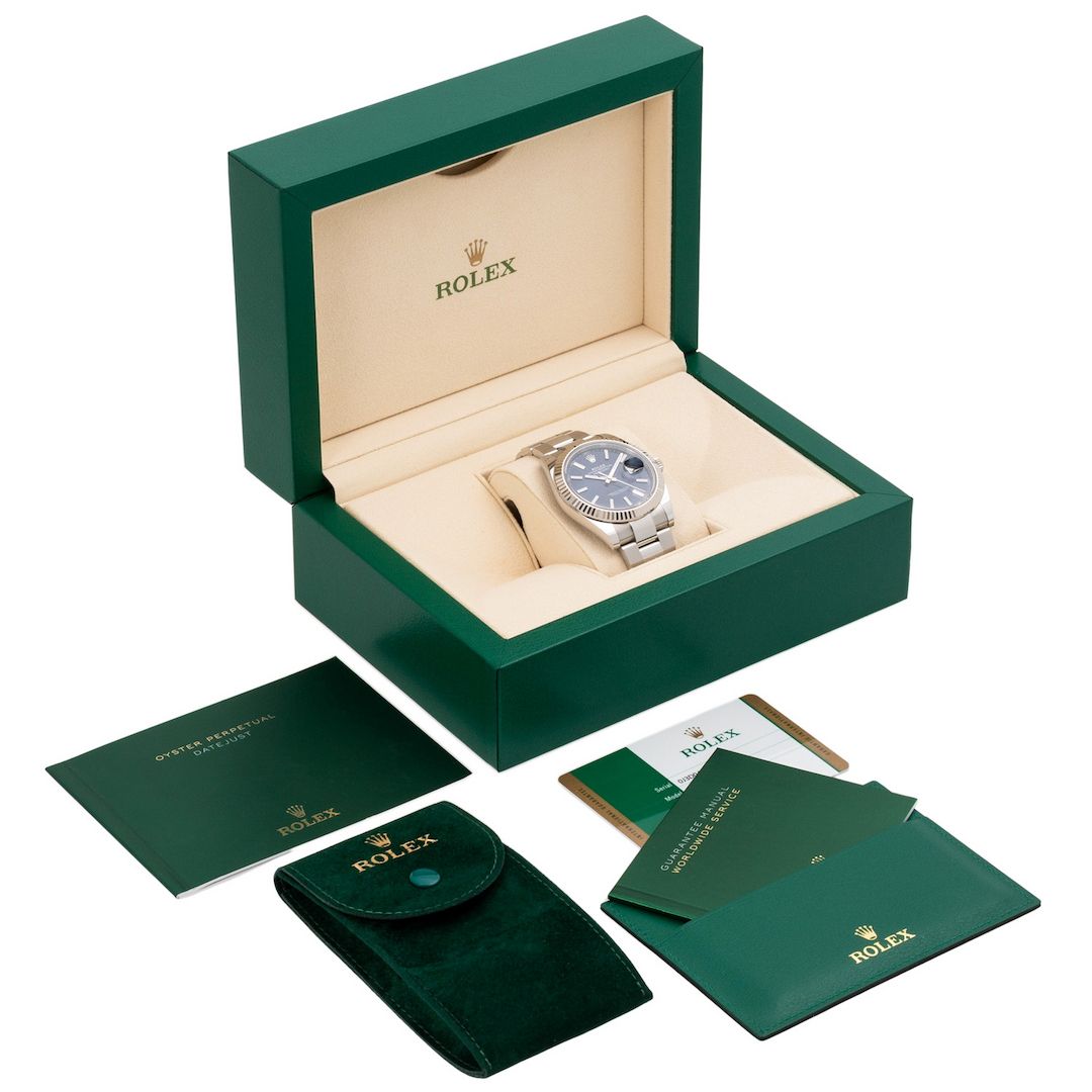 ROLEX Datejust 41 Ref. 126334 Herrenuhr. Box und Papiere.