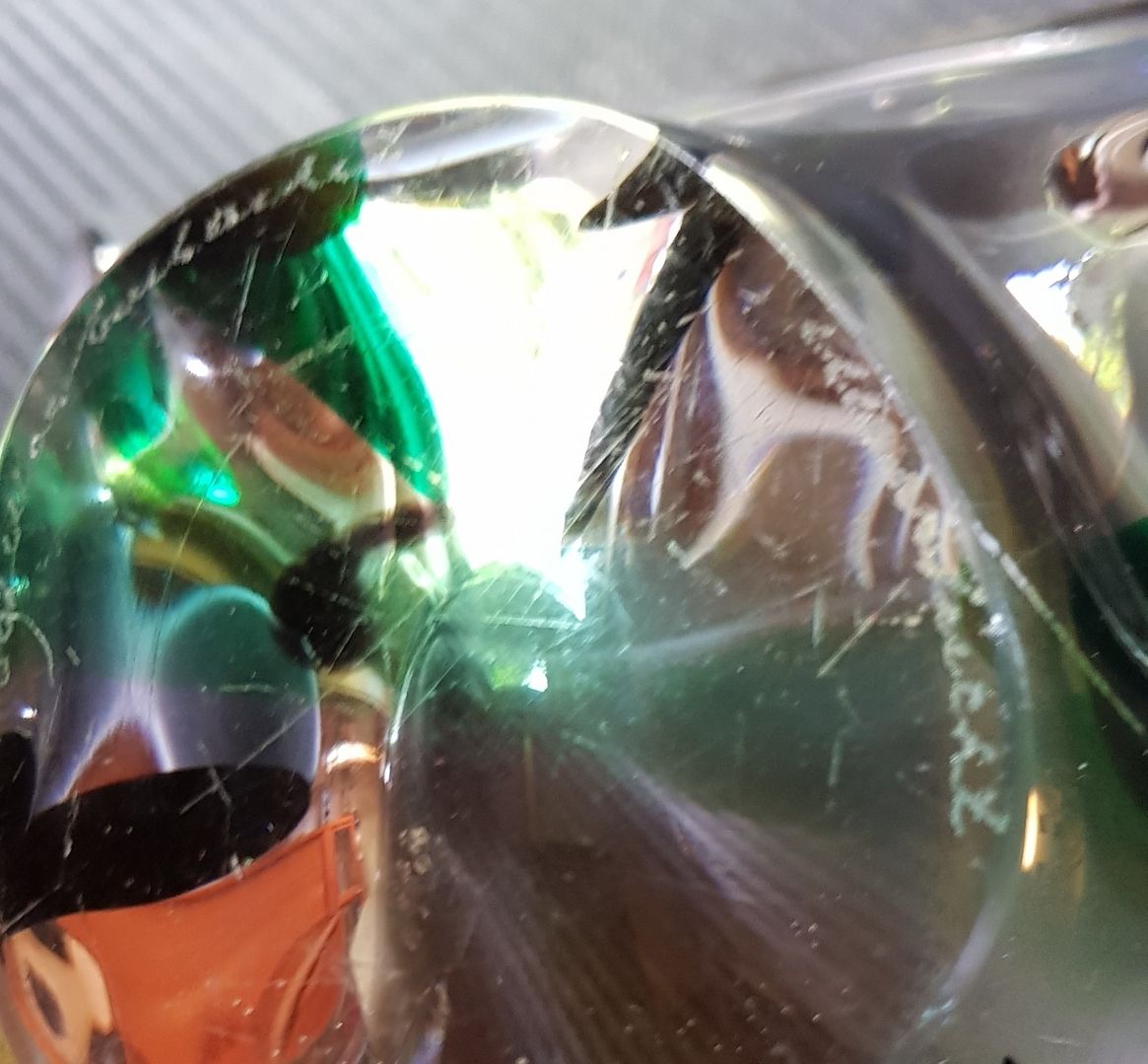 Glasschale Designer Max Verboeket Maastricht signiert