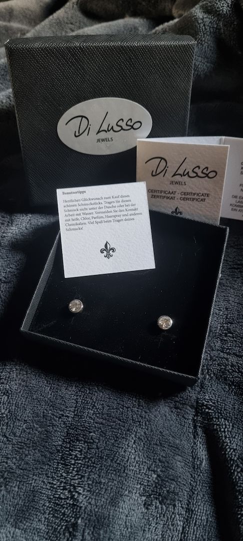 Edle Ohrstecker von Di Lusso – Neu & mit Zertifikat