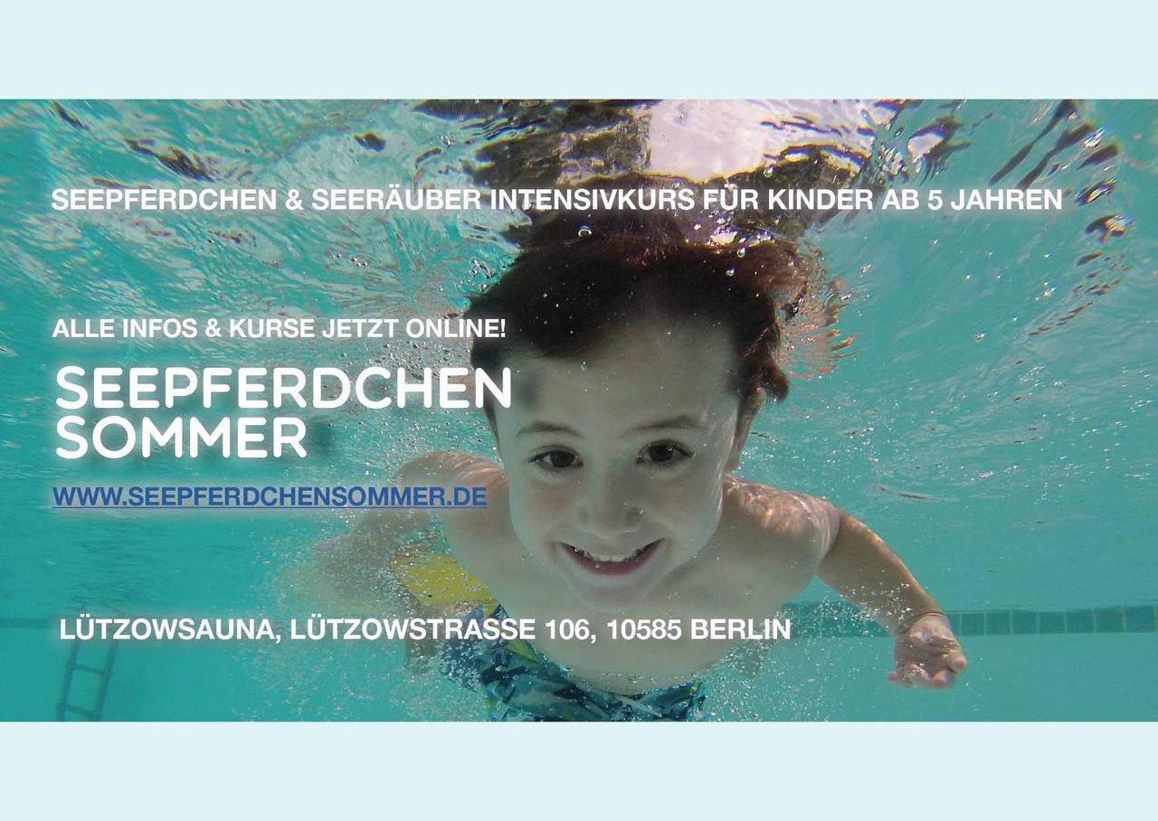 Seepferdchen Sommer in Berlin * Schwimmkurs für Kids ab 5 Jahren