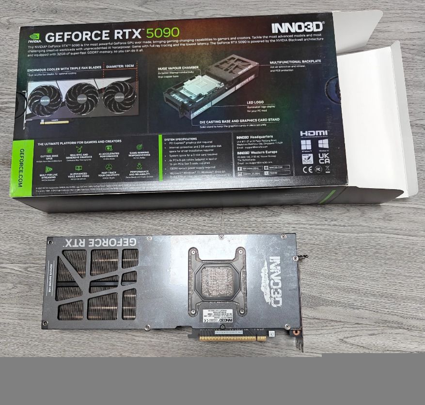 GeForce RTX 5090, RTX 5080, RTX 5070 Ti, RTX 5070, RTX 4090, RTX 4080 Super, RTX 4080, RTX 4070 Ti
