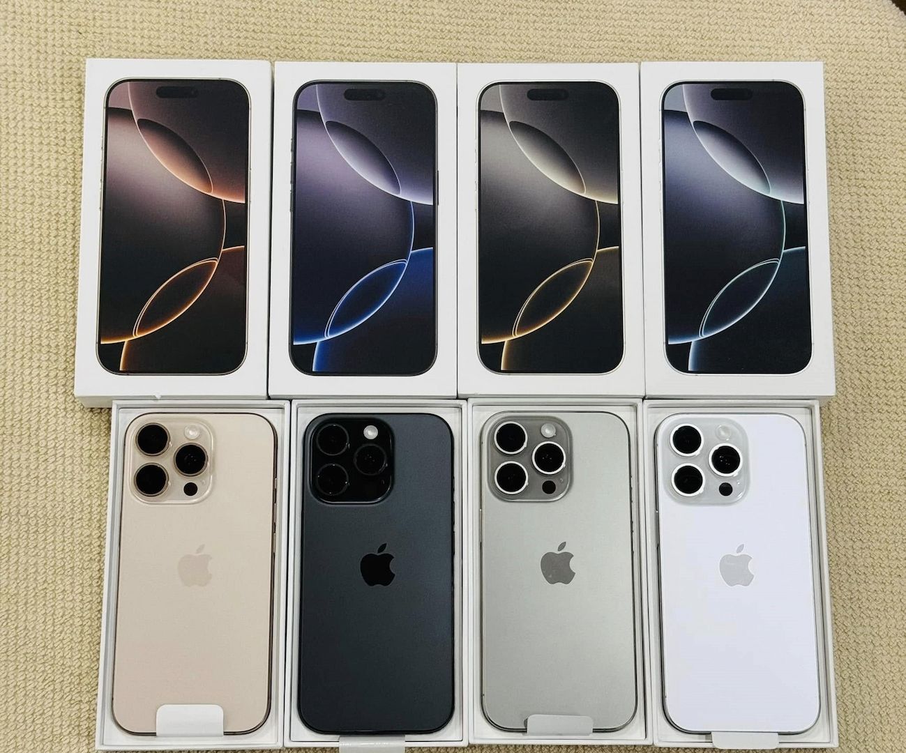 Apple iPhone 16 Pro = 550EUR, iPhone 16 Pro Max = 650EUR, iPhone 16 = 420EUR, iPhone 16 Plus 450EUR