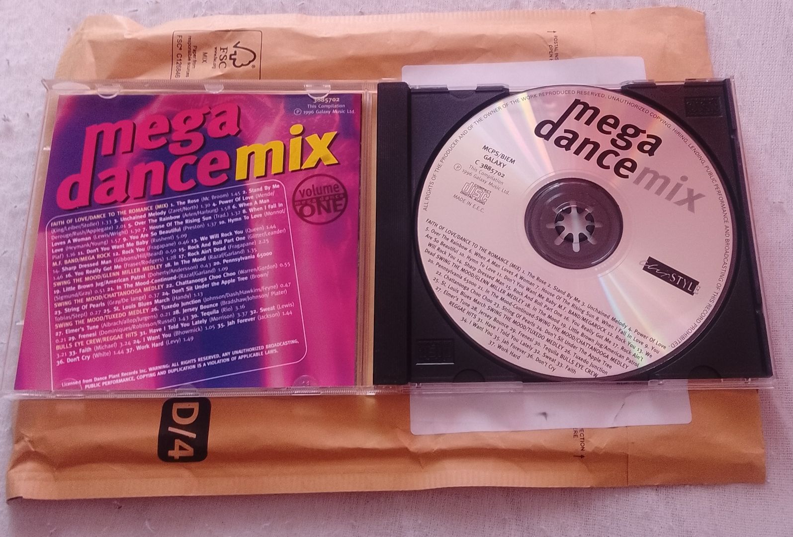 Mega Dance Mix Vol.1/CD