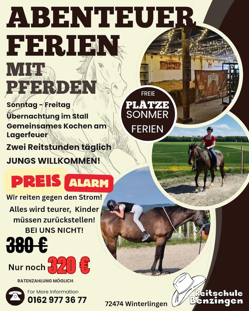 Reiterferien auf der schwäbischen Alb