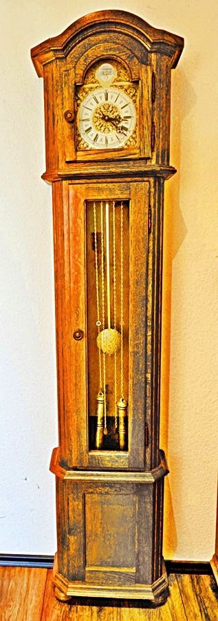 Standuhr Pendeluhr | Eiche Rustikal