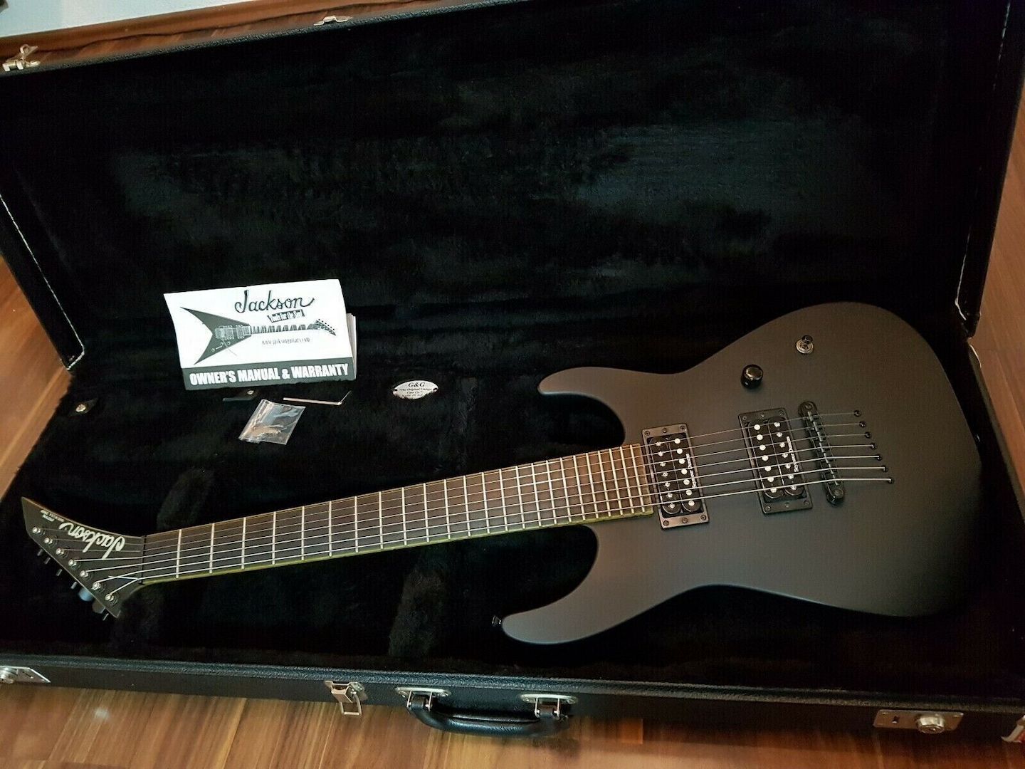 Jackson USA Custom Shop Soloist 7 String Matte Black