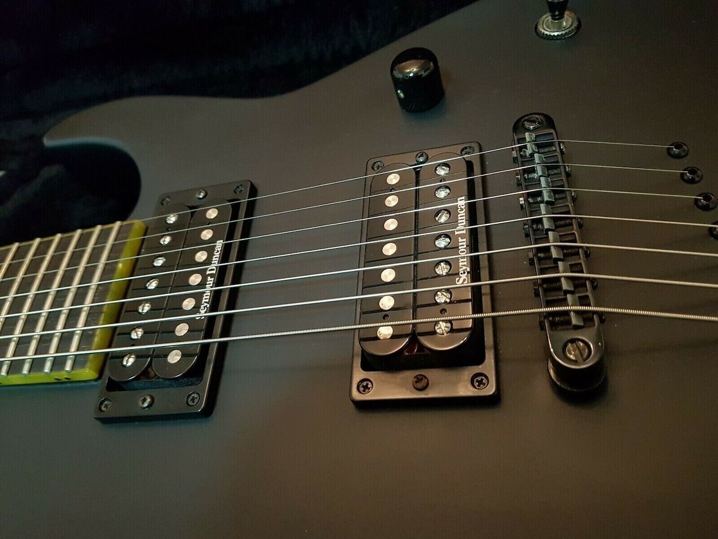 Jackson USA Custom Shop Soloist 7 String Matte Black