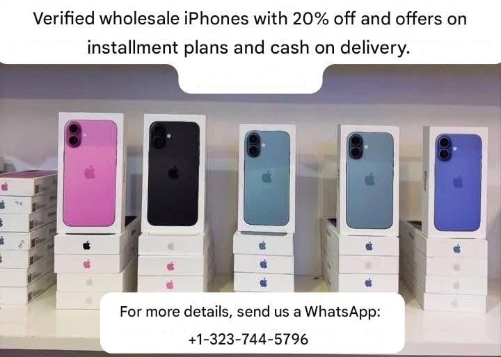 COD/ Installment Wholesale suppliers of iPhones