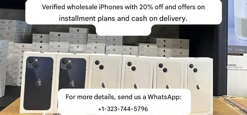COD/ Installment Wholesale suppliers of iPhones