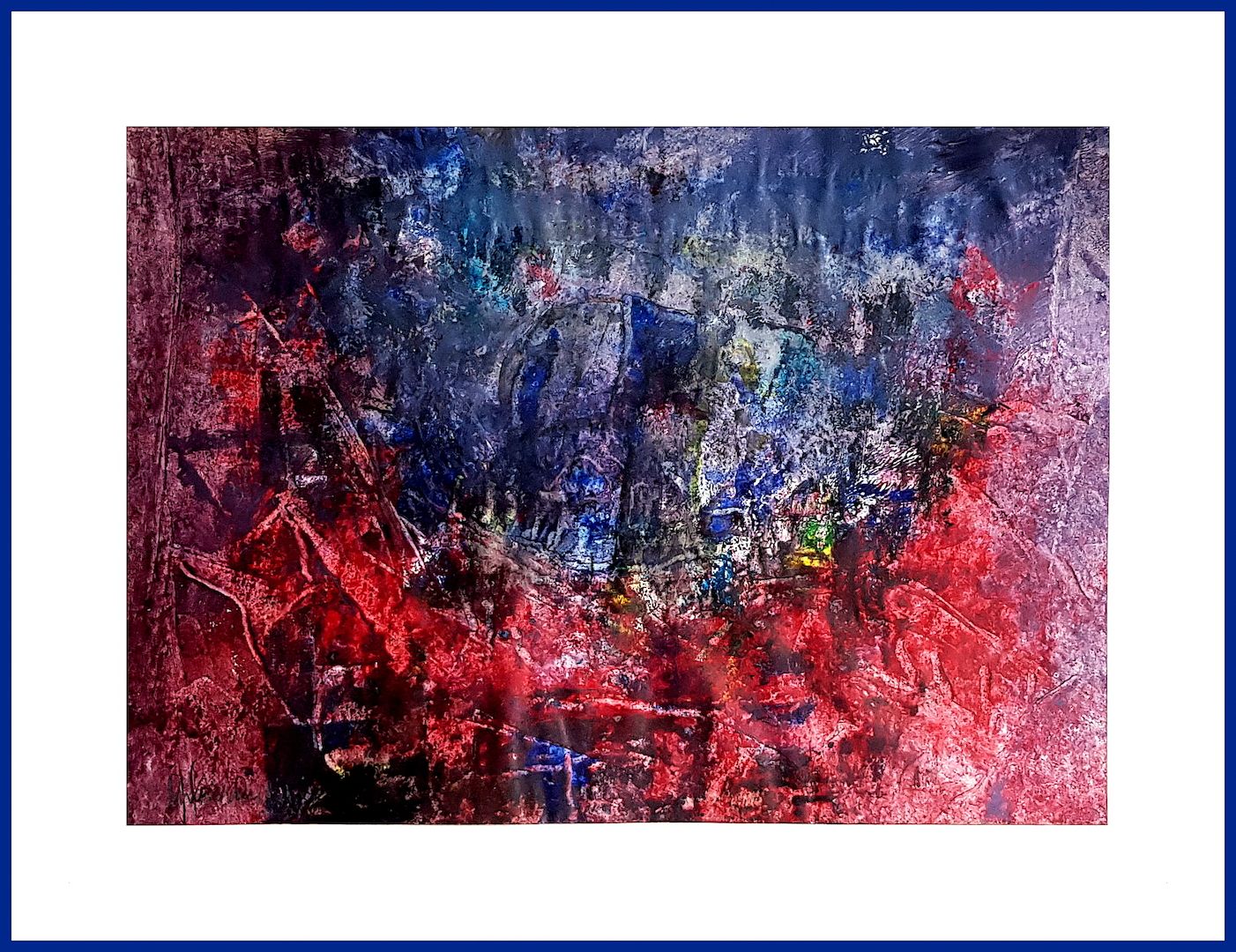 Surreale Landschaft ,Unikat 2 Ölgemälde