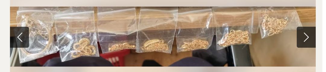 7 Goldkettchen Fußkettchen 24 Karat vergoldet je 10cm inklVersand