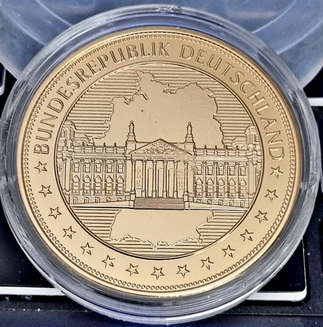 Gedenkmünze EINIGKEIT UND RECHT UND FREIHEIT | Versand 2,40€