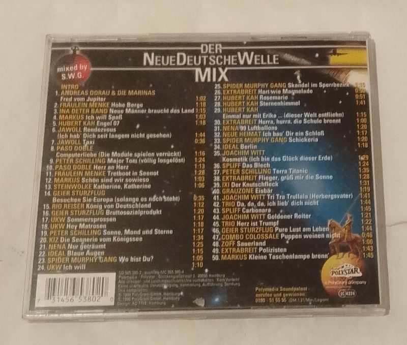 Der Neue Deutsche Welle Mix | 50 Hits Im Mix | Various | CD