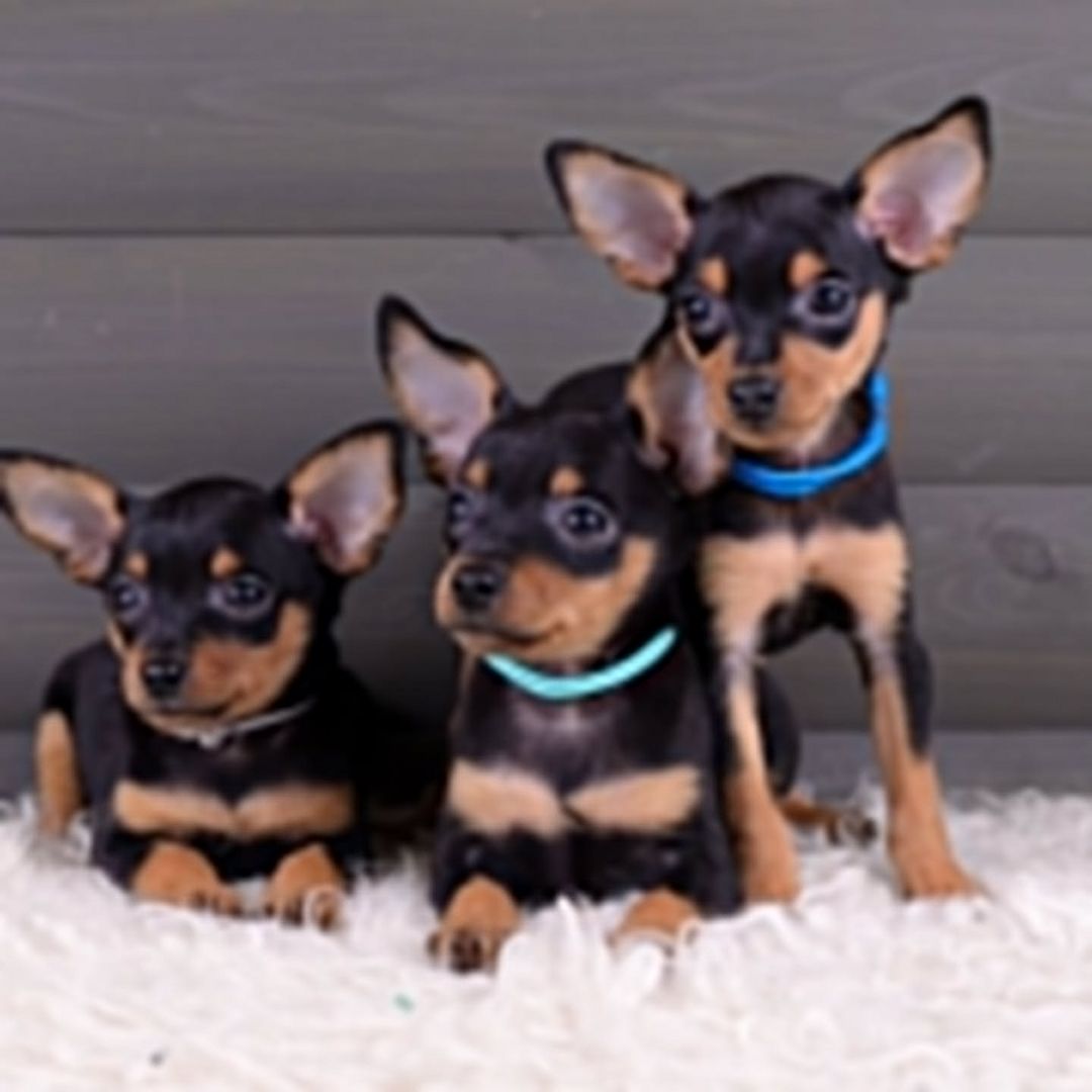 Gesunde, reinrassige Prager Rattler-Welpen