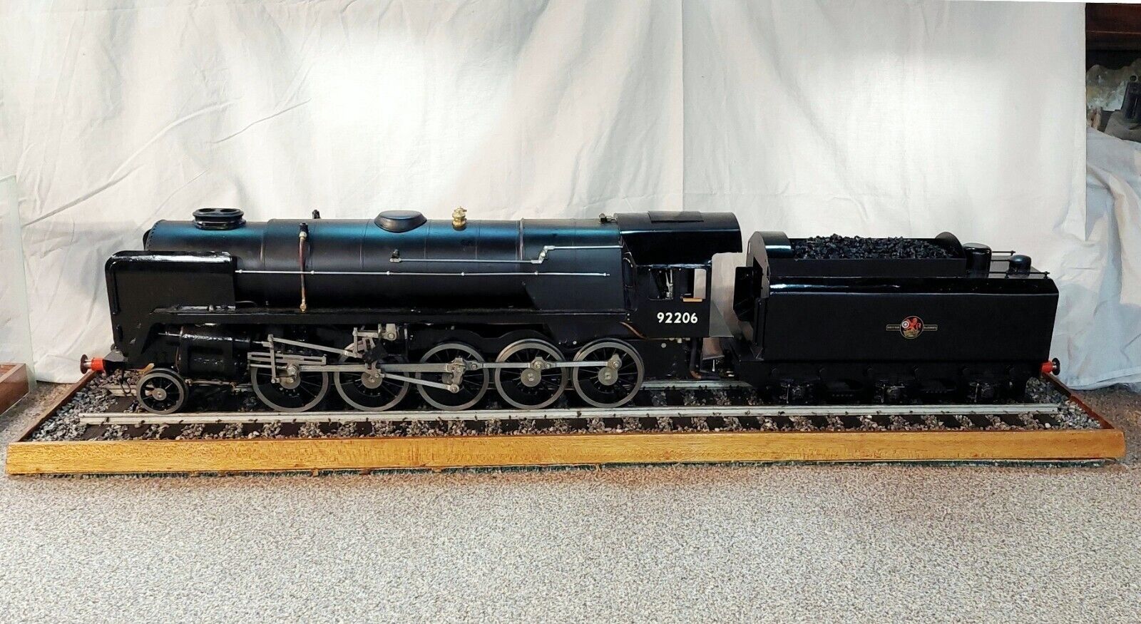 Spur 3,5 Zoll Live Steam 2-10-0 BR Standard Class 9F Lokomotive