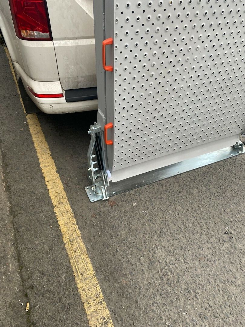 Motorrad drehbare Laderampe 2,5 m x 1100 mm