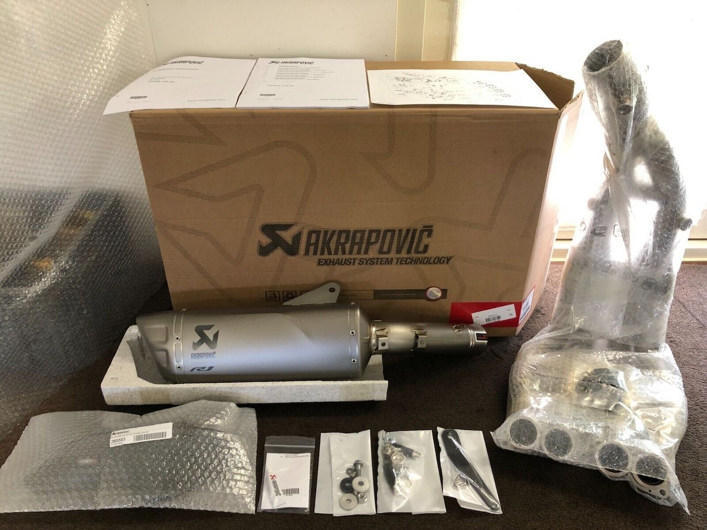 Akrapovic Evolution Auspuffanlage Yamaha YZF-R1