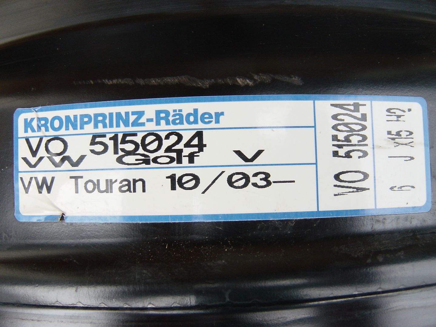 Stahlfelgen 6JX15 H2