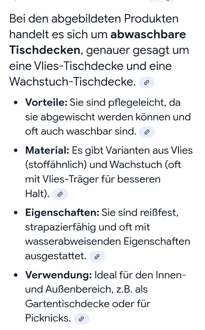 Neu: Tischdecken (2 Stück)