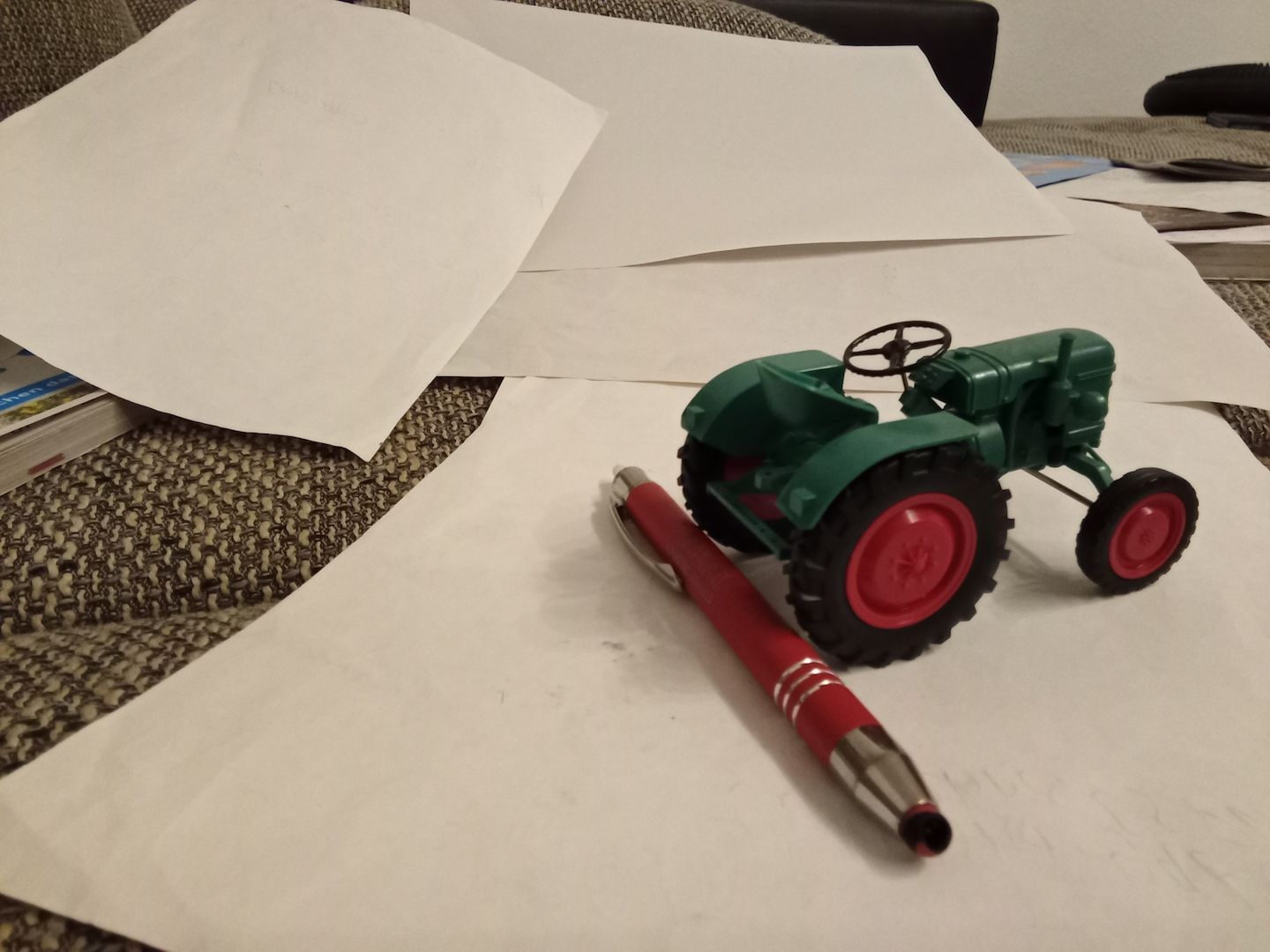 Fahr d Traktor Plastik Kunststoff