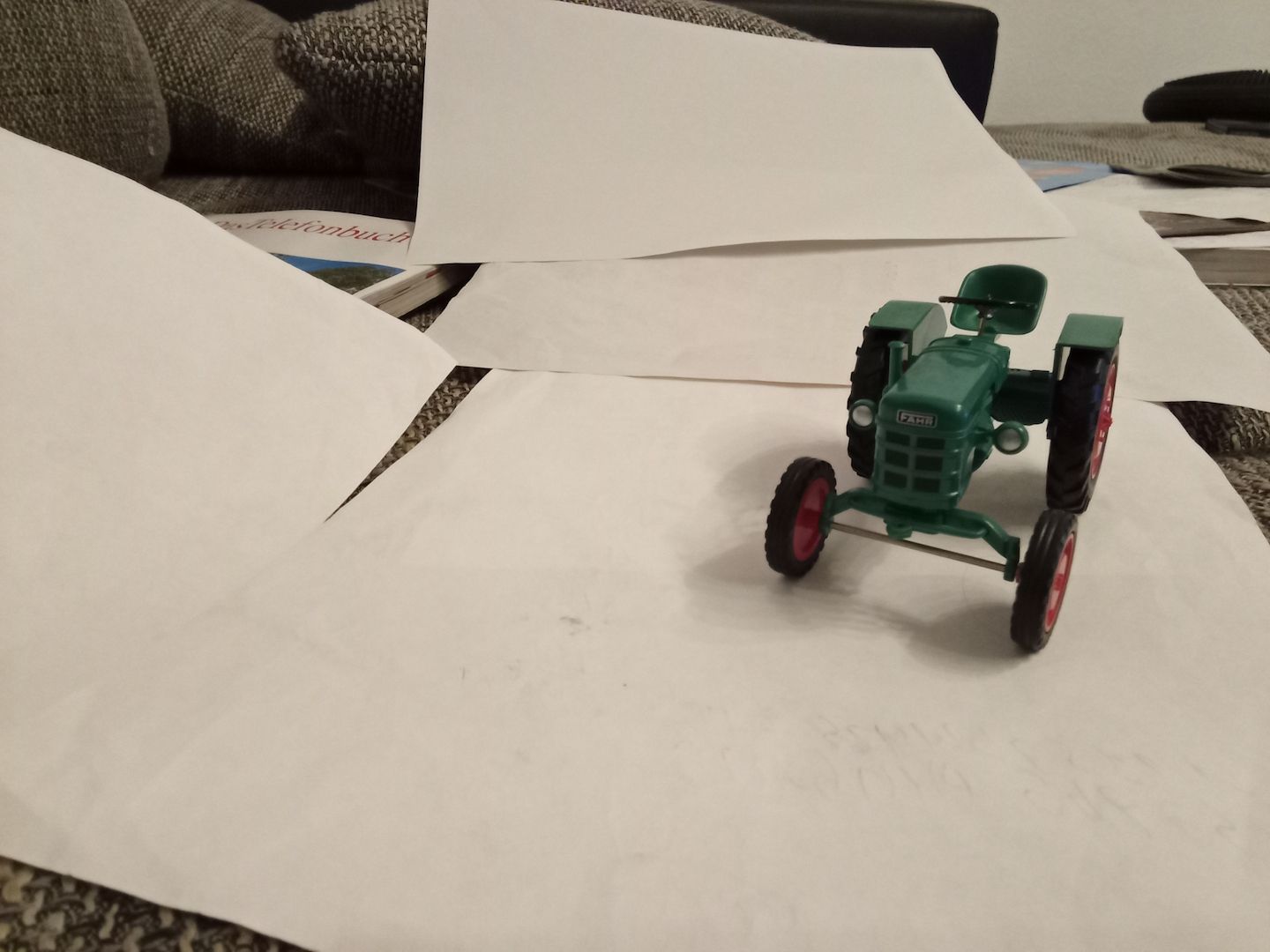 Fahr d Traktor Plastik Kunststoff