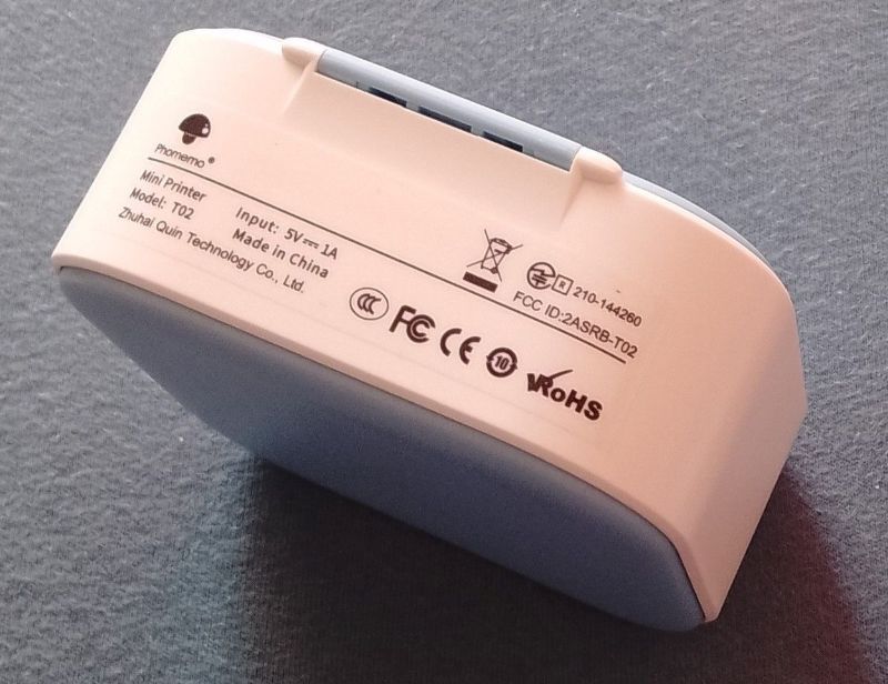 Phomemo T02 Portable Pocket Mini Thermal Printer Photo Inkless Bluetooth Home, Neu