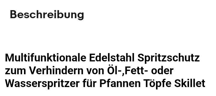 Spritzschutzdeckel Ø 28 cm