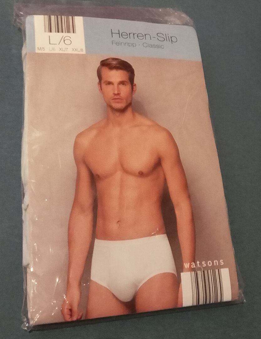 Herren-Slip Feinripp . Classic