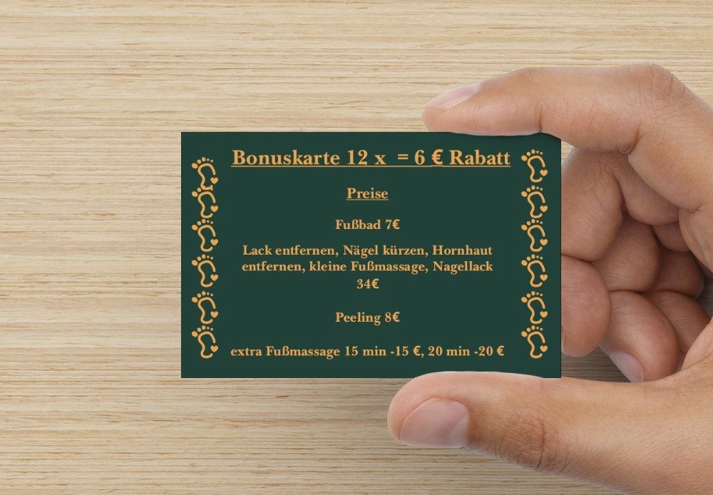 5€ Rabatt -mobile Fußpflege 5€ Rabatt -mobile Fußpflege