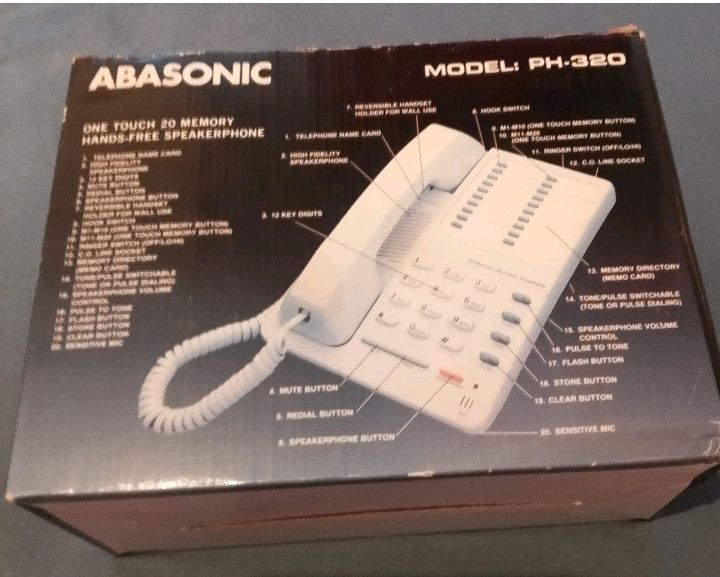 Abasonic Modell PH-320 Freisprech-Telefon Abasonic Modell PH-320 Freisprech-Telefon