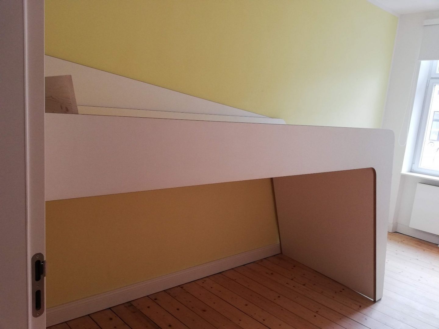 Hochbett Weiss, für 1x2m Matratze