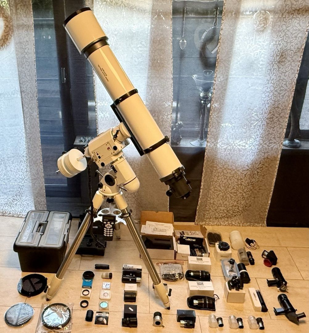 Meade ED APO 127, mit Skywatcher EQ6-Pro