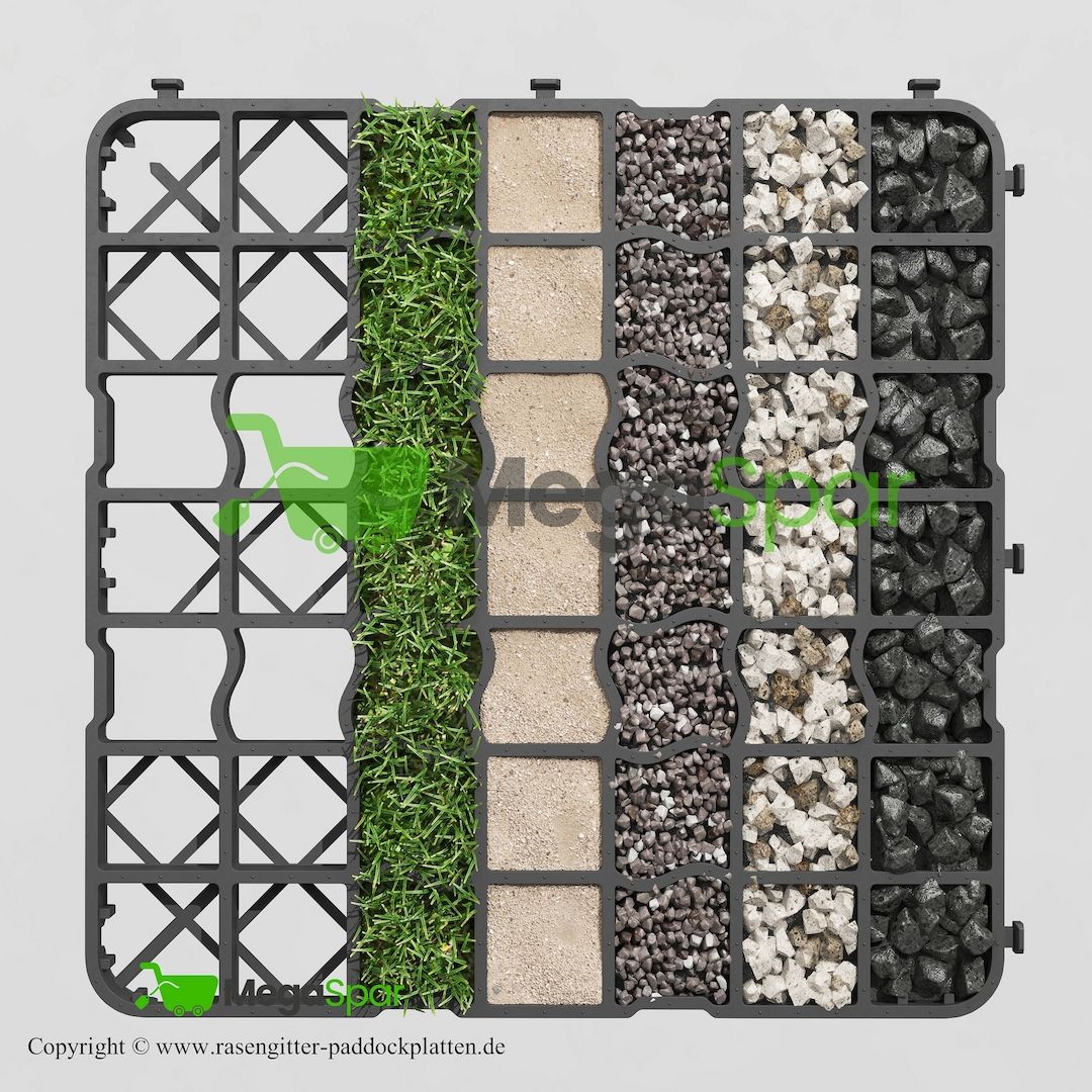 Rasengitter, Kieswaben & Paddockplatten - ideal für den Paddock Rasengitter, Kieswaben & Paddockplatten - ideal für den Paddock