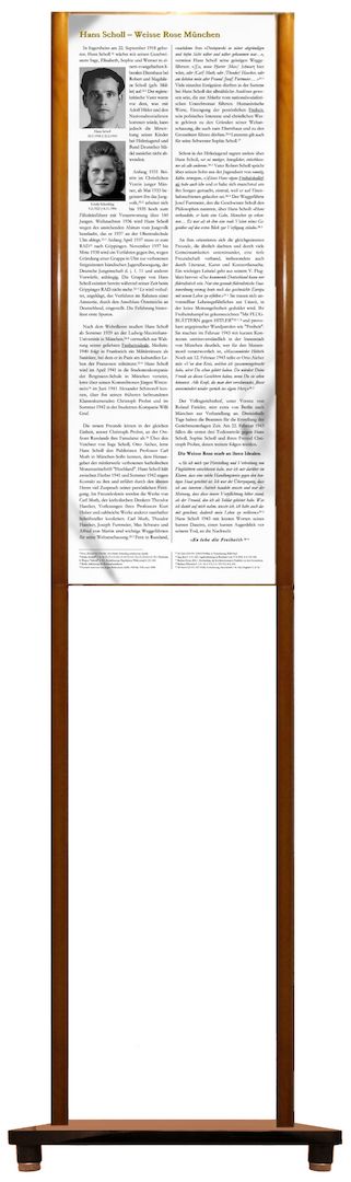 Weisse Rose - Dauer - Ausstellung, weltweit einzigartig und einmalig (Schenkung)