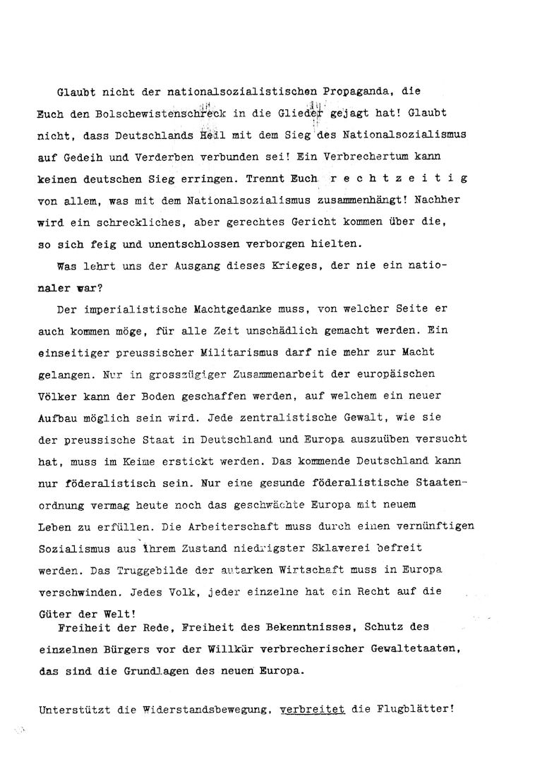 Weisse Rose - Dauer - Ausstellung, weltweit einzigartig und einmalig (Schenkung)