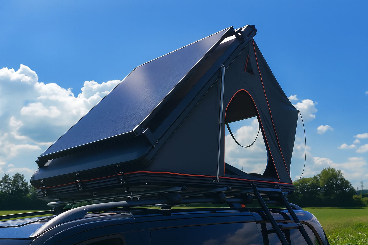 Dachzelt Camping Zelt für 2 Personen Solar