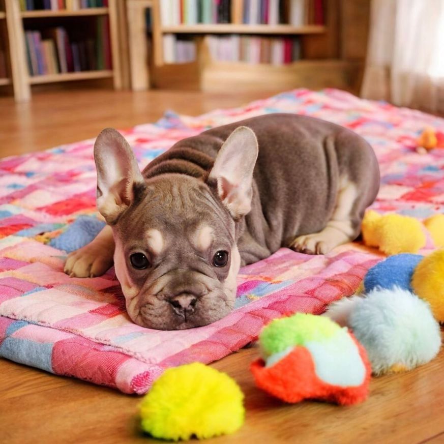 🐶 Französische Bulldoggen-Welpen mit seltenem Husky-Farbton 💎