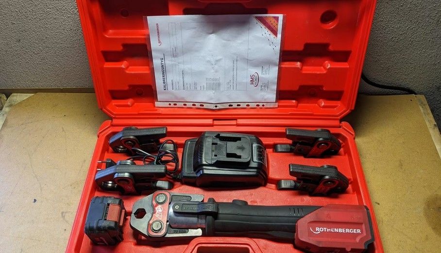Rothenberger Romax 3000 Akku Pressmaschine Rothenberger Romax 3000 Akku Pressmaschine