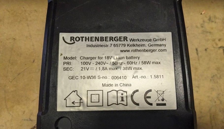 Rothenberger Romax 3000 Akku Pressmaschine Rothenberger Romax 3000 Akku Pressmaschine