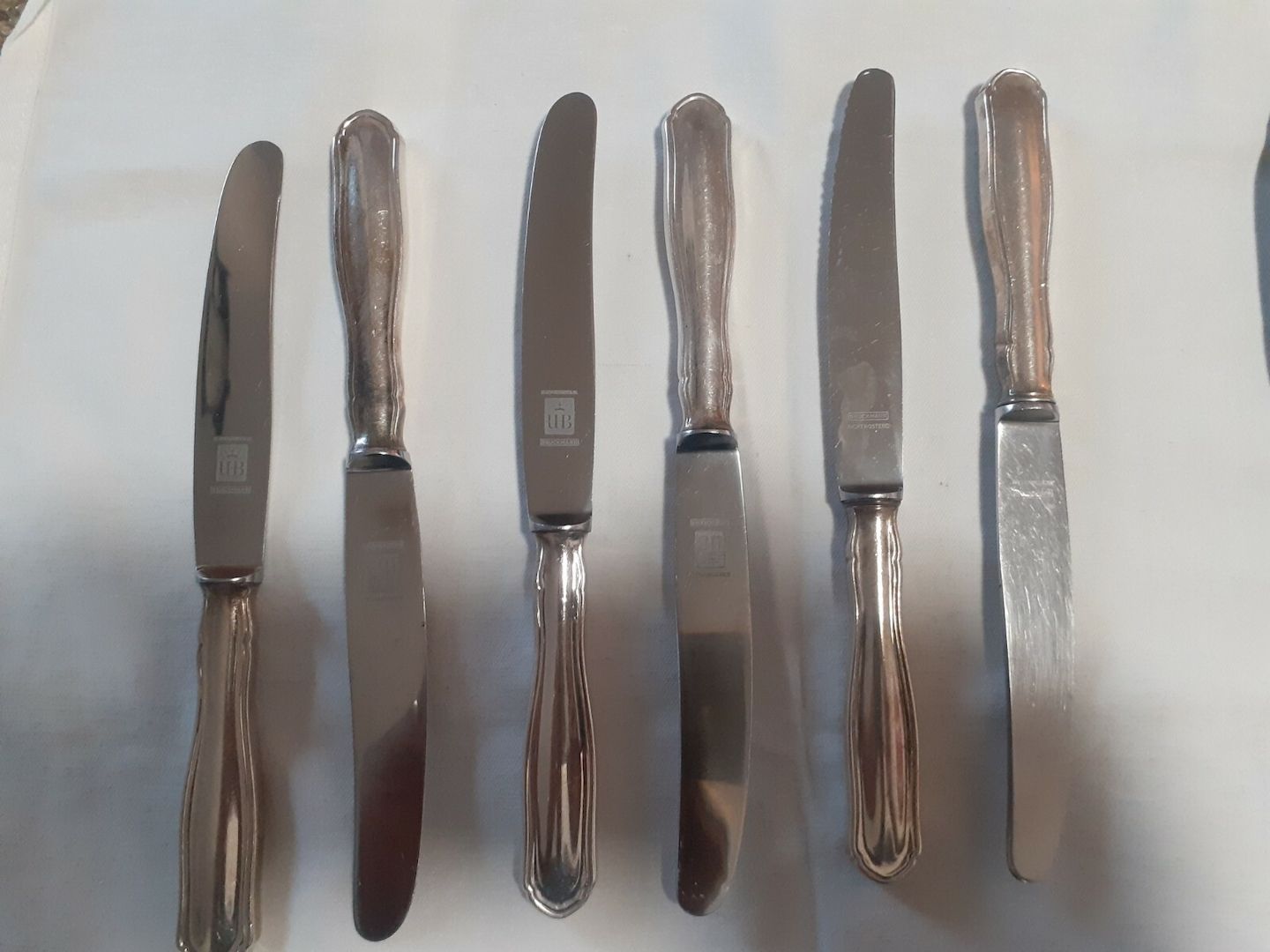 Bruckmann Sächsisches Hofmuster 800er Silber Besteck 66 Teilig