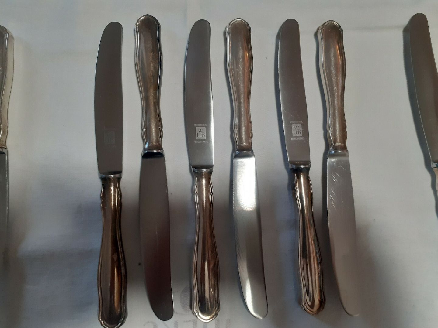 Bruckmann Sächsisches Hofmuster 800er Silber Besteck 66 Teilig