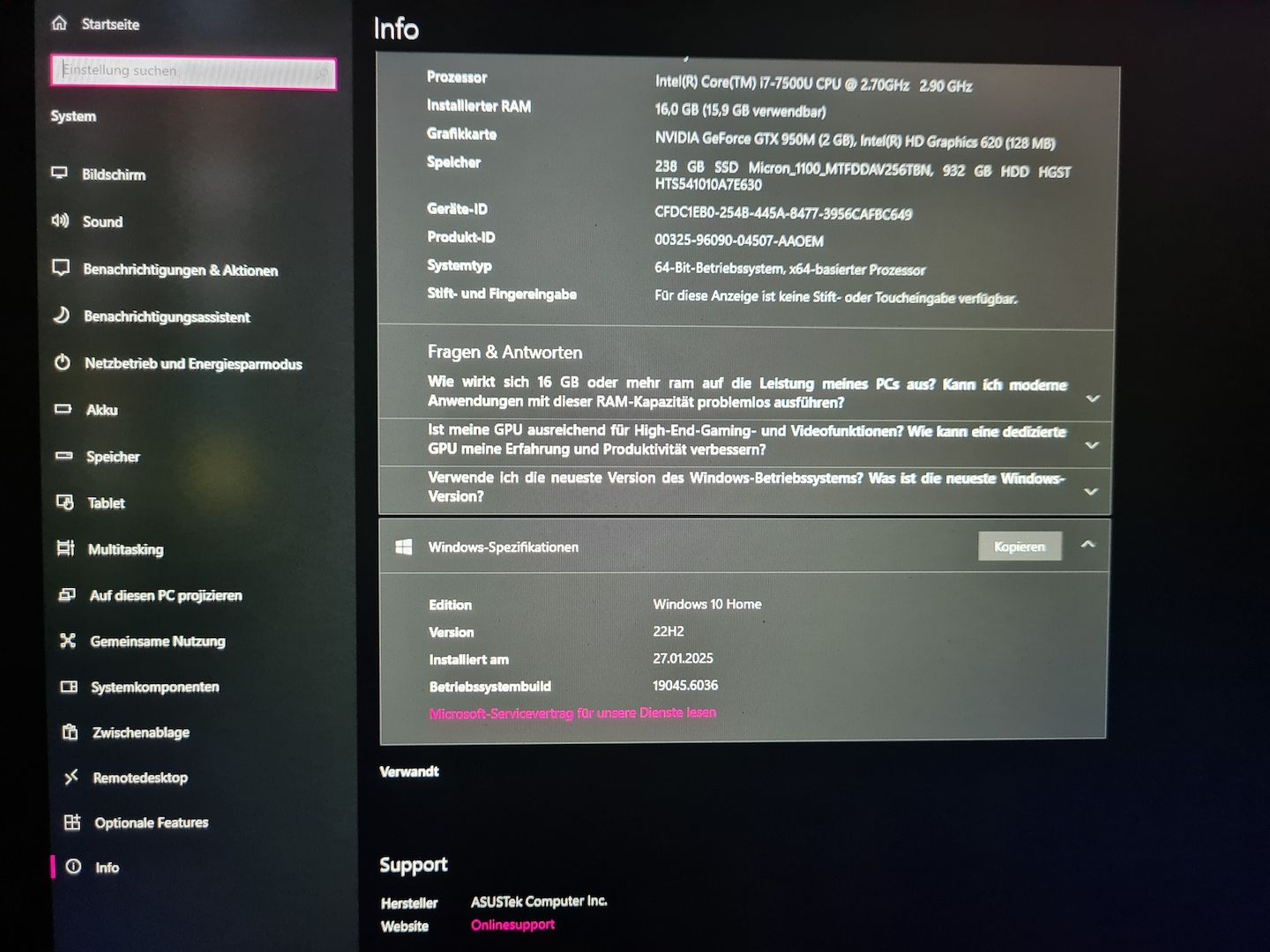 ASUS ZenBook UX510(UXK)